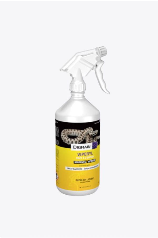 Le Viperyl est un répulsif liquide contre les serpents conçu pour éloigner efficacement les serpents de votre jardin ou de votre maison. Il est efficace contre tout type de serpents.
